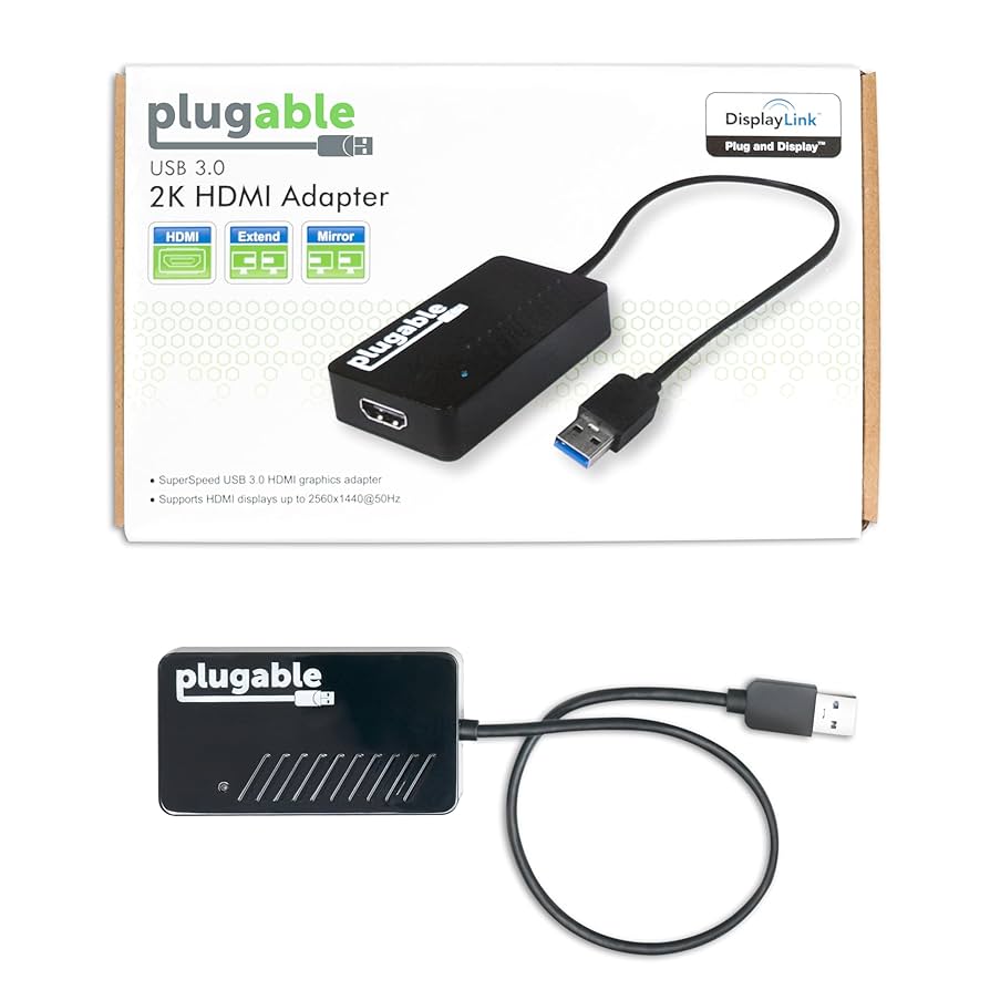 (未使用･未開封品)　Plugable USB3.0 ディスプレイアダプタ Windows 用 USB DisplayPort 変換アダプタ 4K@30Hz 2K 1080p 対応 DisplayLink チップ f4u0baa 楽天市場】【中古】(未使用・未開封品) Plugable USB3.0